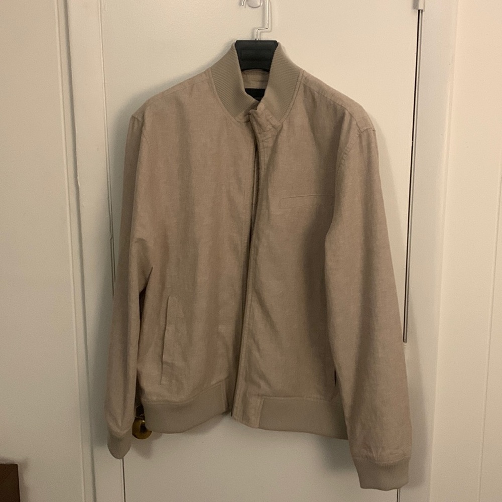 Banana Republic Factory size Large Tan Linen Jacket